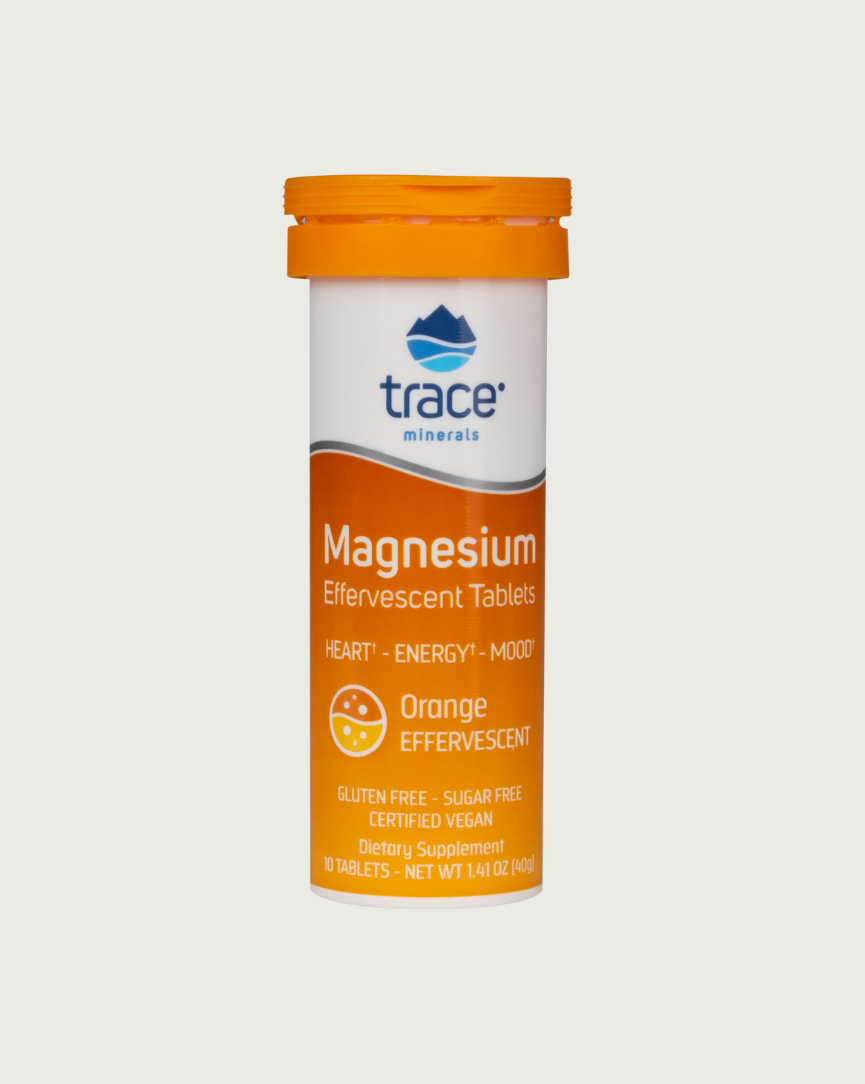 Magnesíum freyðitöflur með steinefnum og söltum | Appelsínubragð