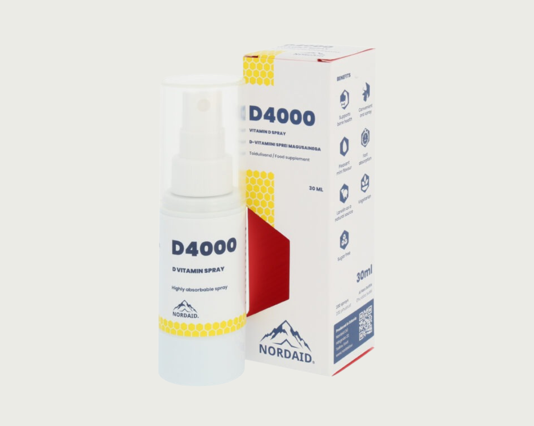 D4000iu munnúði - fyrir fullorðna | 200 dagskammtar | 30 ml