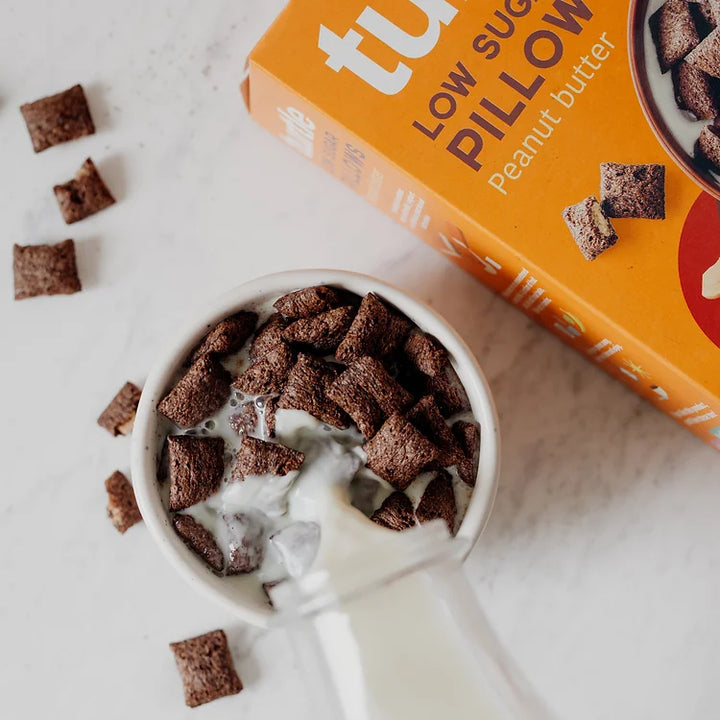 Morgunkorn | Low Sugar Pillows með hnetusmjörsfyllingu