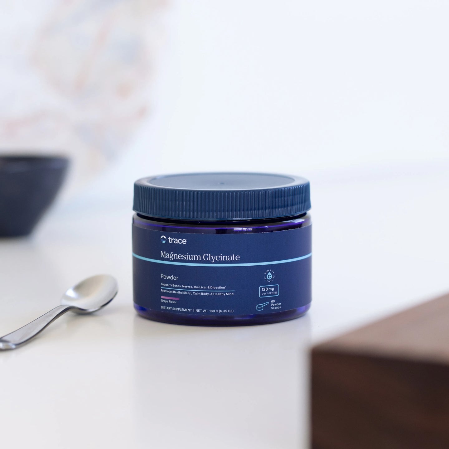 Magnesíum glýsínat duft | Grape | 60 skammtar