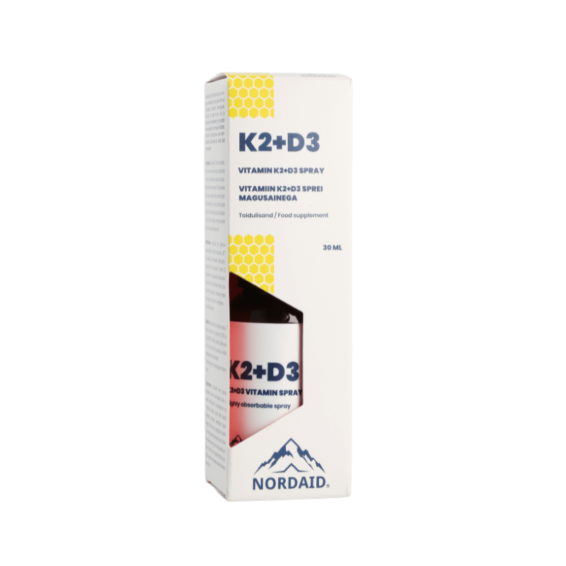K2+D3 | munnúði | 40 dagskammtar | 30 ml |