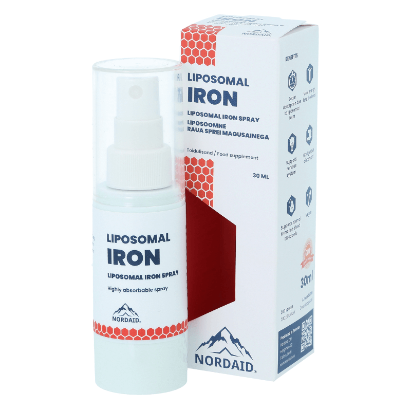 Liposomal Járn | Munnúði | 100 dagskammtar | 30 ml