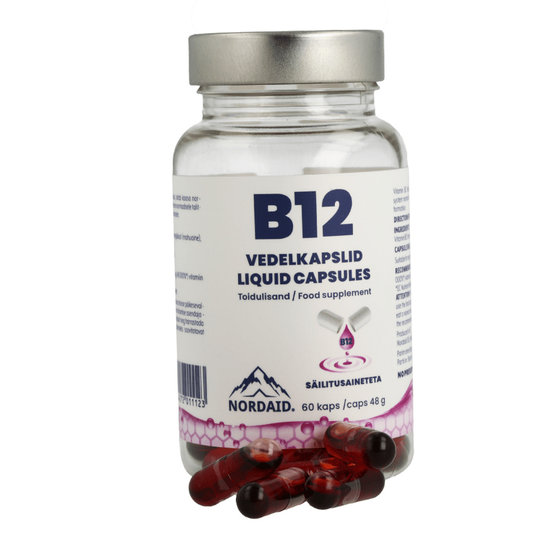 B12 - Vökvahylki - 60 stk | Eitt hylki á dag