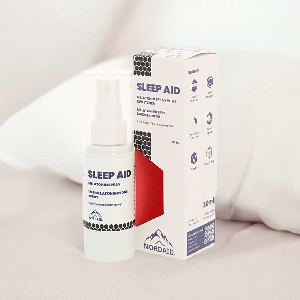 Sleep Aid munnúði | 1 mg melatónín | 200 dagskammtar
