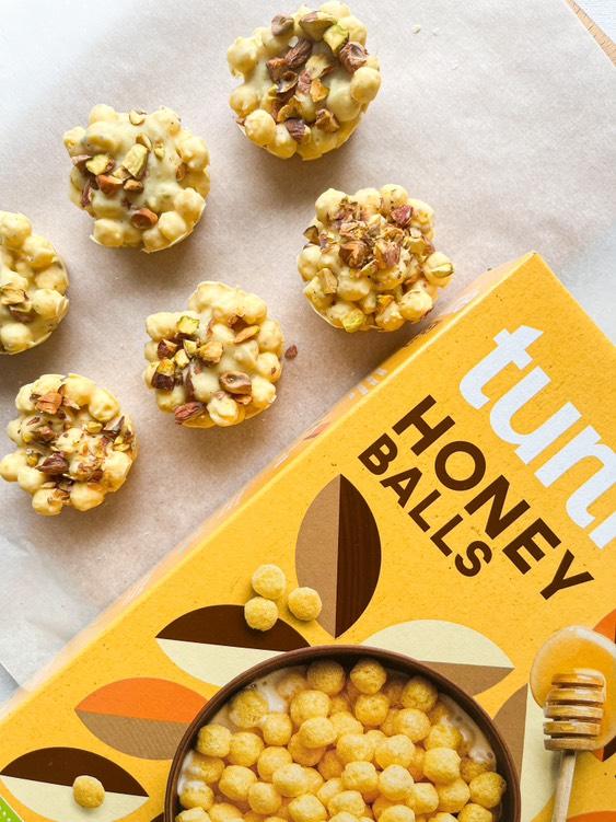 Pistasíu og Honey Balls - UPPSKRIFT