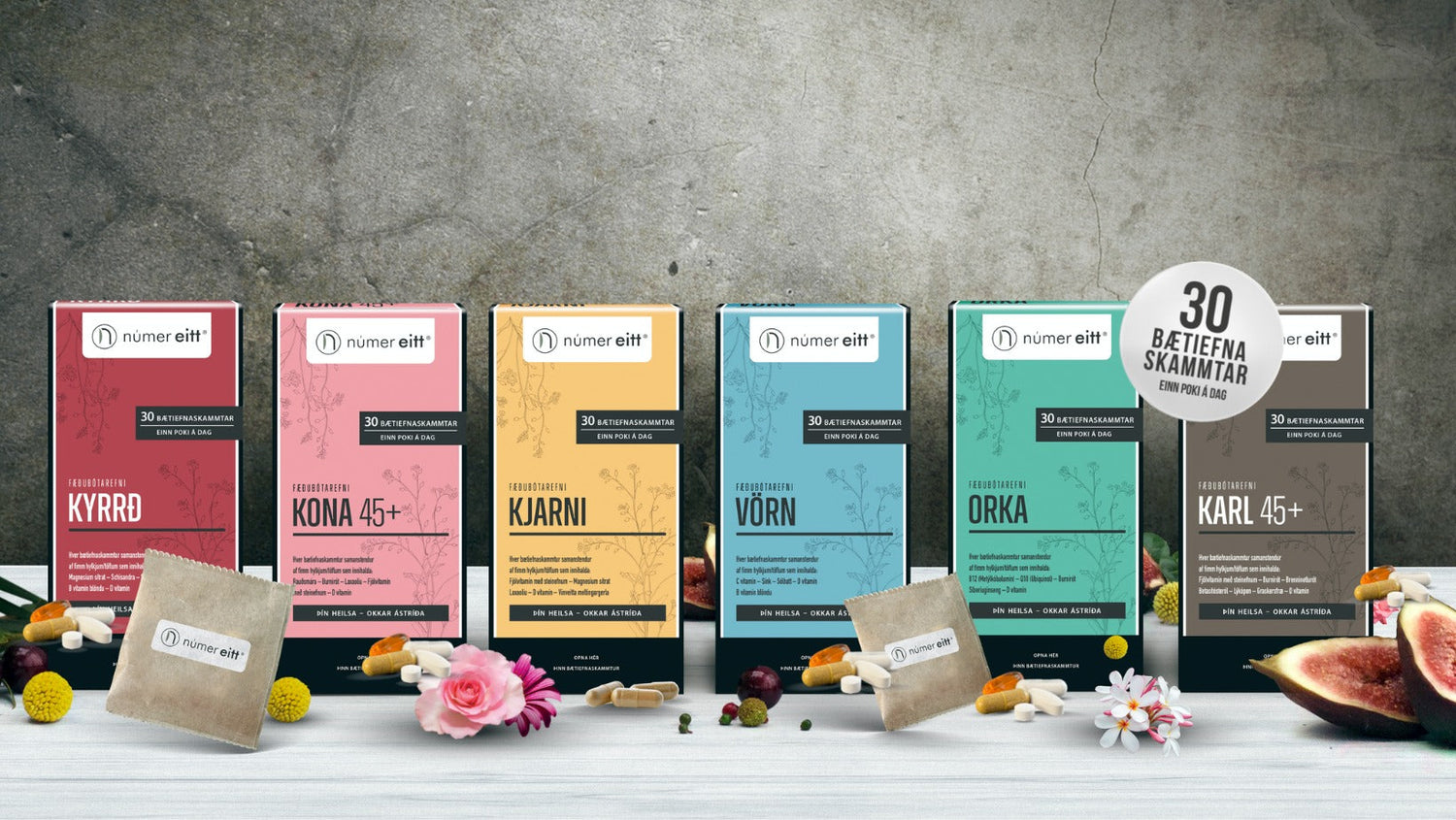 Númer eitt bætiefnabox – einföld leið að betri heilsu