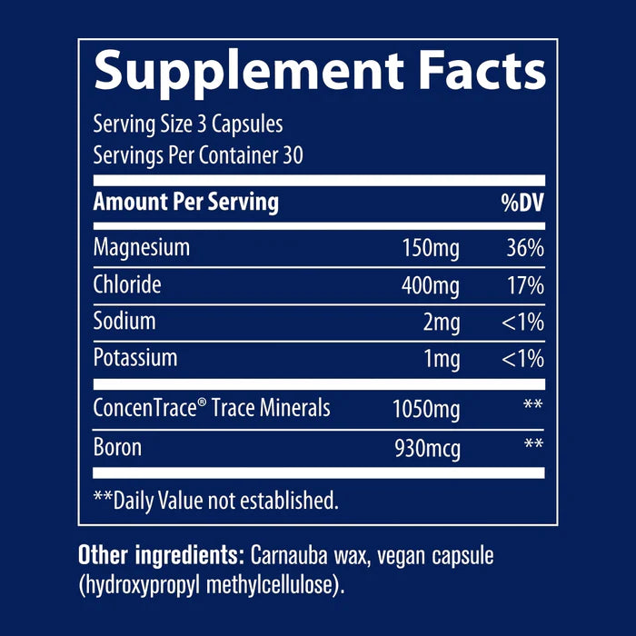 ConcenTrace Mineral Capsules | Electrolytes  | 90 stk