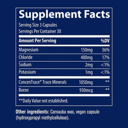 ConcenTrace Mineral Capsules | Electrolytes  | 90 stk