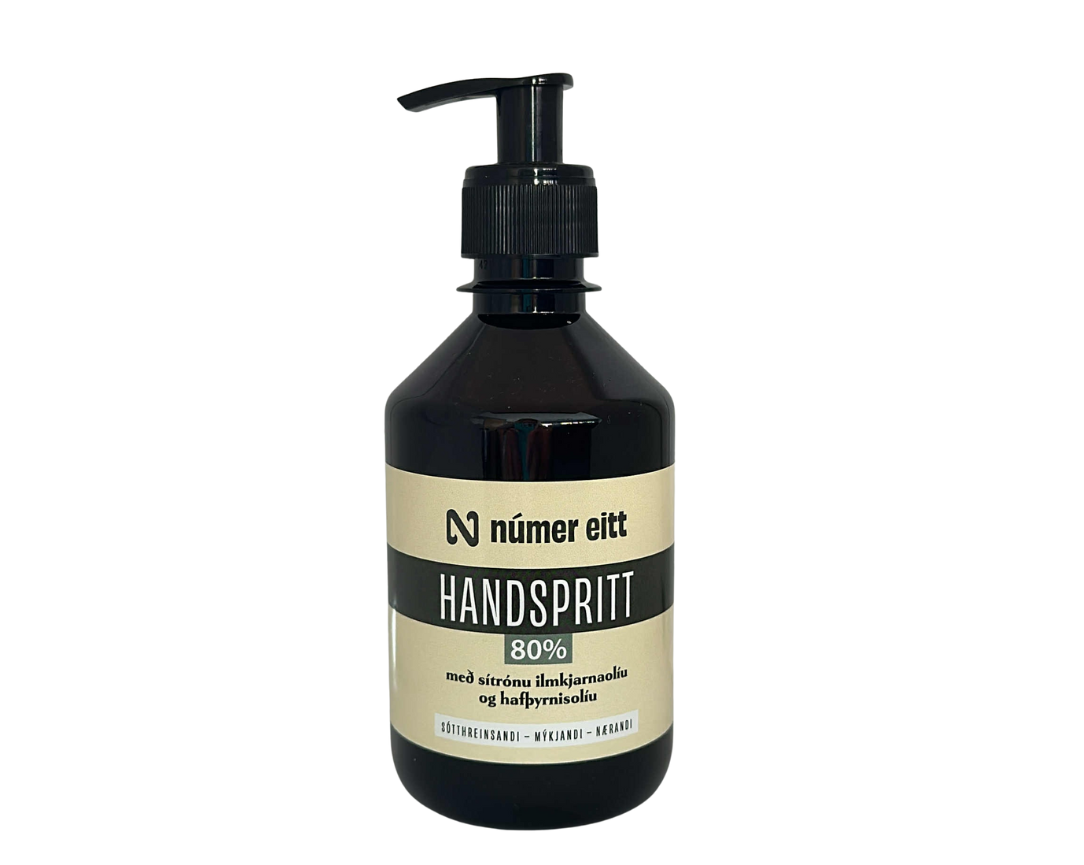 Handspritt með 100% hreinni ilmkjarnaolíu | Sítróna | 300 ml