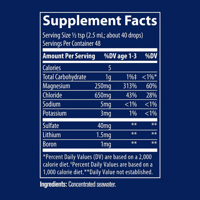 ConcenTrace Mineral Drops | Electrolytes  | 118 ml