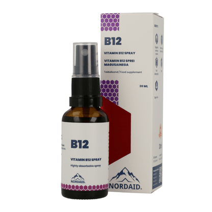 B12 | 1200 mcg | 67 dagskammtar |  30 ml