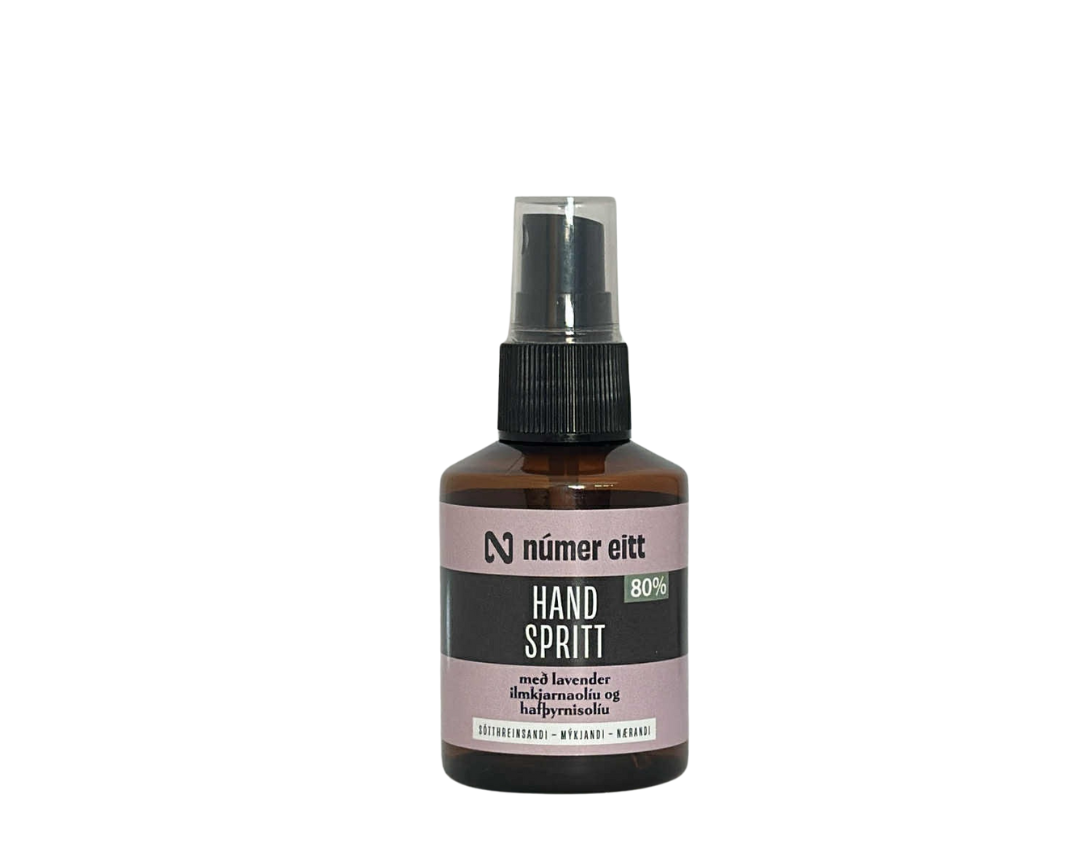 Handspritt með 100% hreinni ilmkjarnaolíu | Lavender | 50 ml