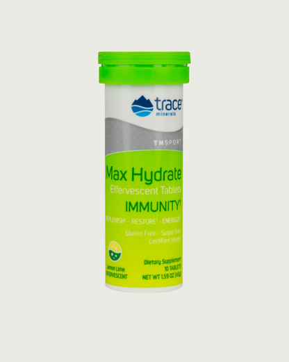 Freyðitöflur með steinefnum og söltum | Hærra magn af C-vítamíni | Immunity | Lemon/Limebragð
