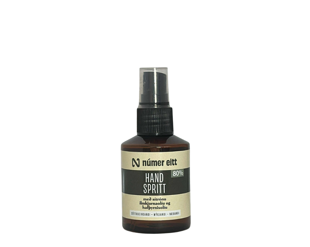 Handspritt með 100% hreinni ilmkjarnaolíu | Sítróna | 50 ml