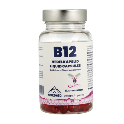 B12 - Vökvahylki - 60 stk | Eitt hylki á dag