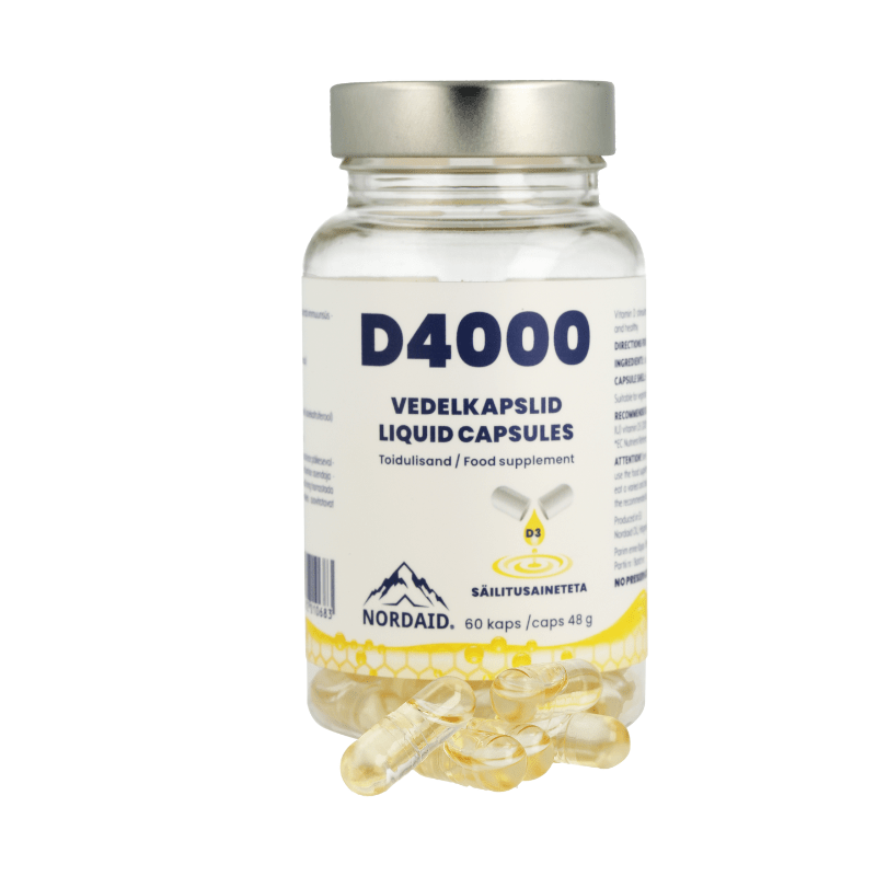 D4000 | Vökvahylki | 60 stk | Eitt hylki á dag