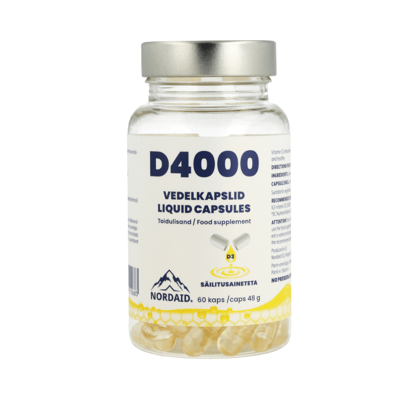 D4000 | Vökvahylki | 60 stk | Eitt hylki á dag