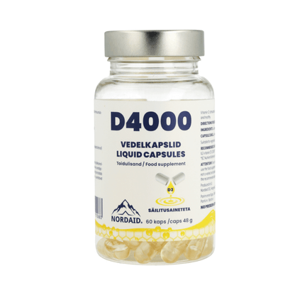 D4000 | Vökvahylki | 60 stk | Eitt hylki á dag